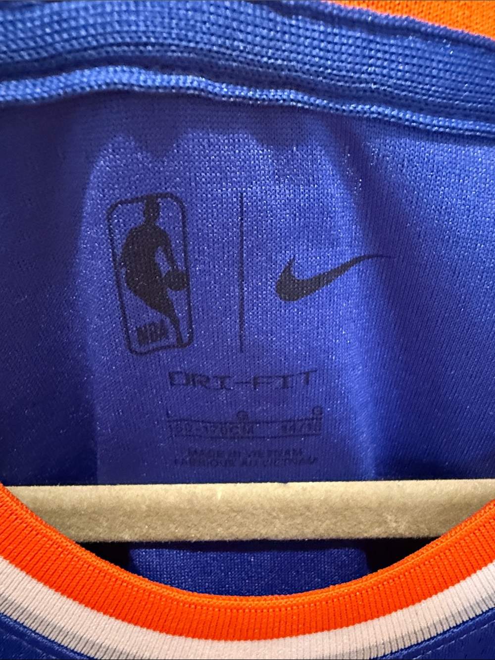 Nike YOUTH SZ L New York KNICKS Basketball Jersey #11 BRUNSON - Picture 3 of 6